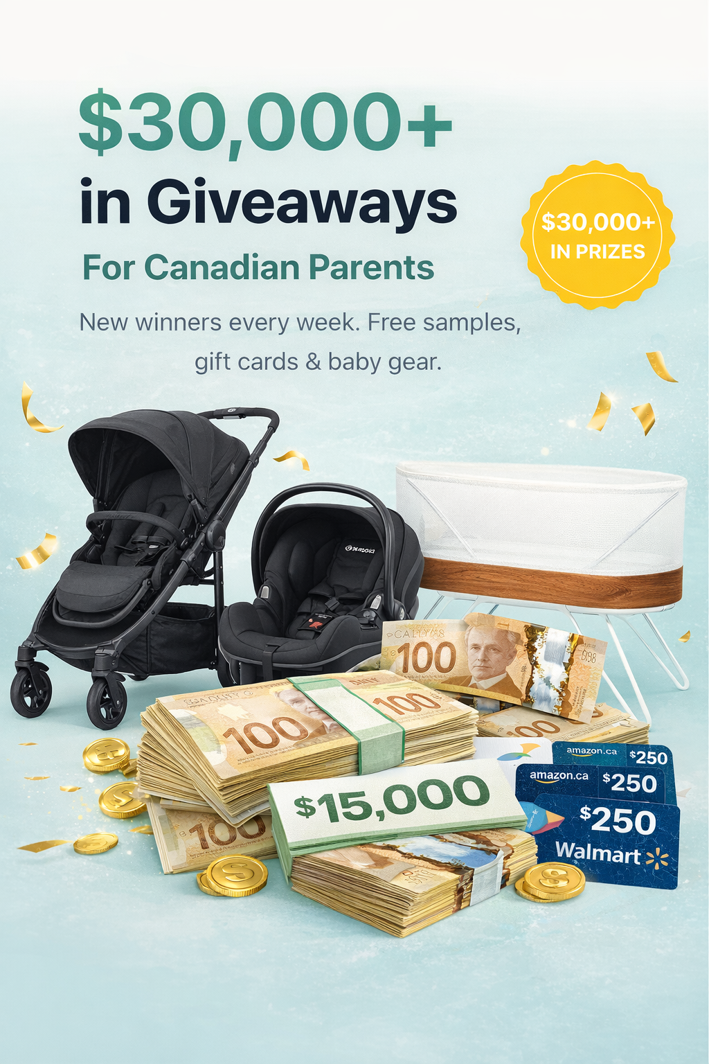 $30,000+ in Giveaways for Canadian Parents