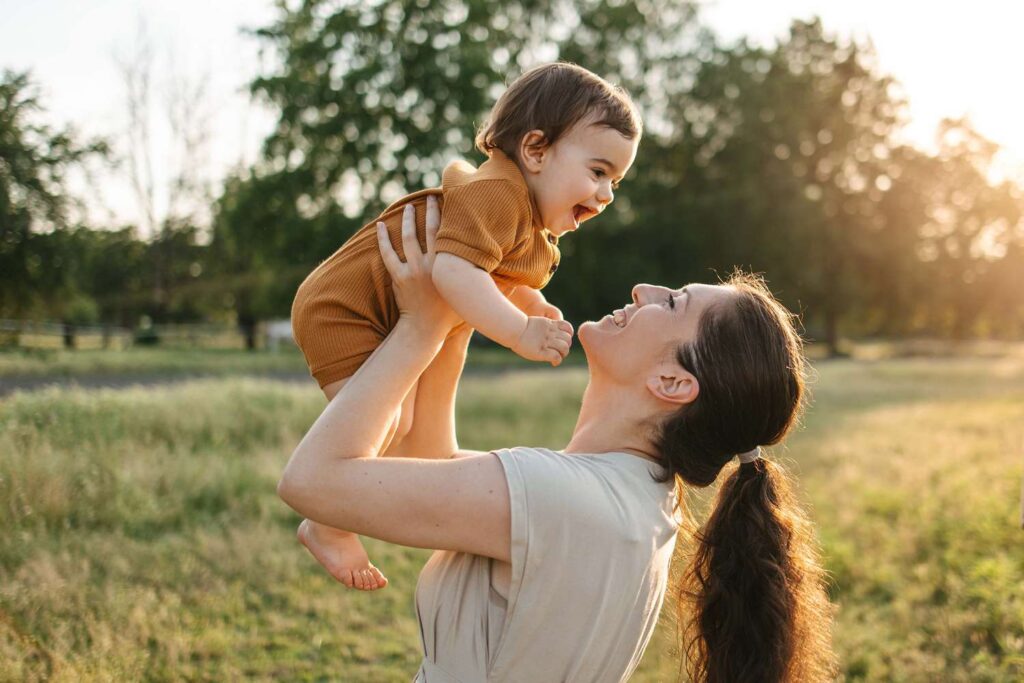 A Mother and Baby