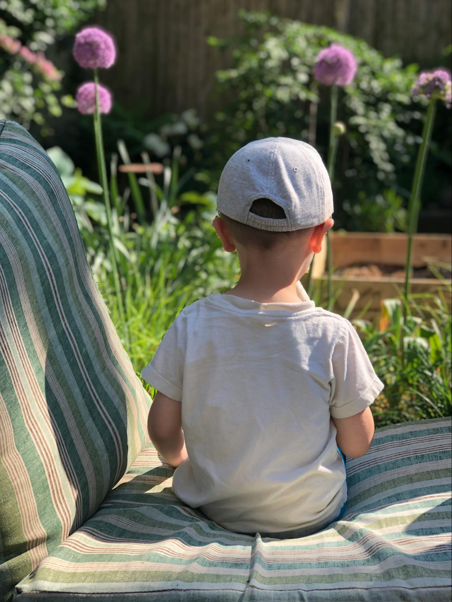 Baby Sun Protection Baby wearing sun hat and protective clothing for Canadian sun safety