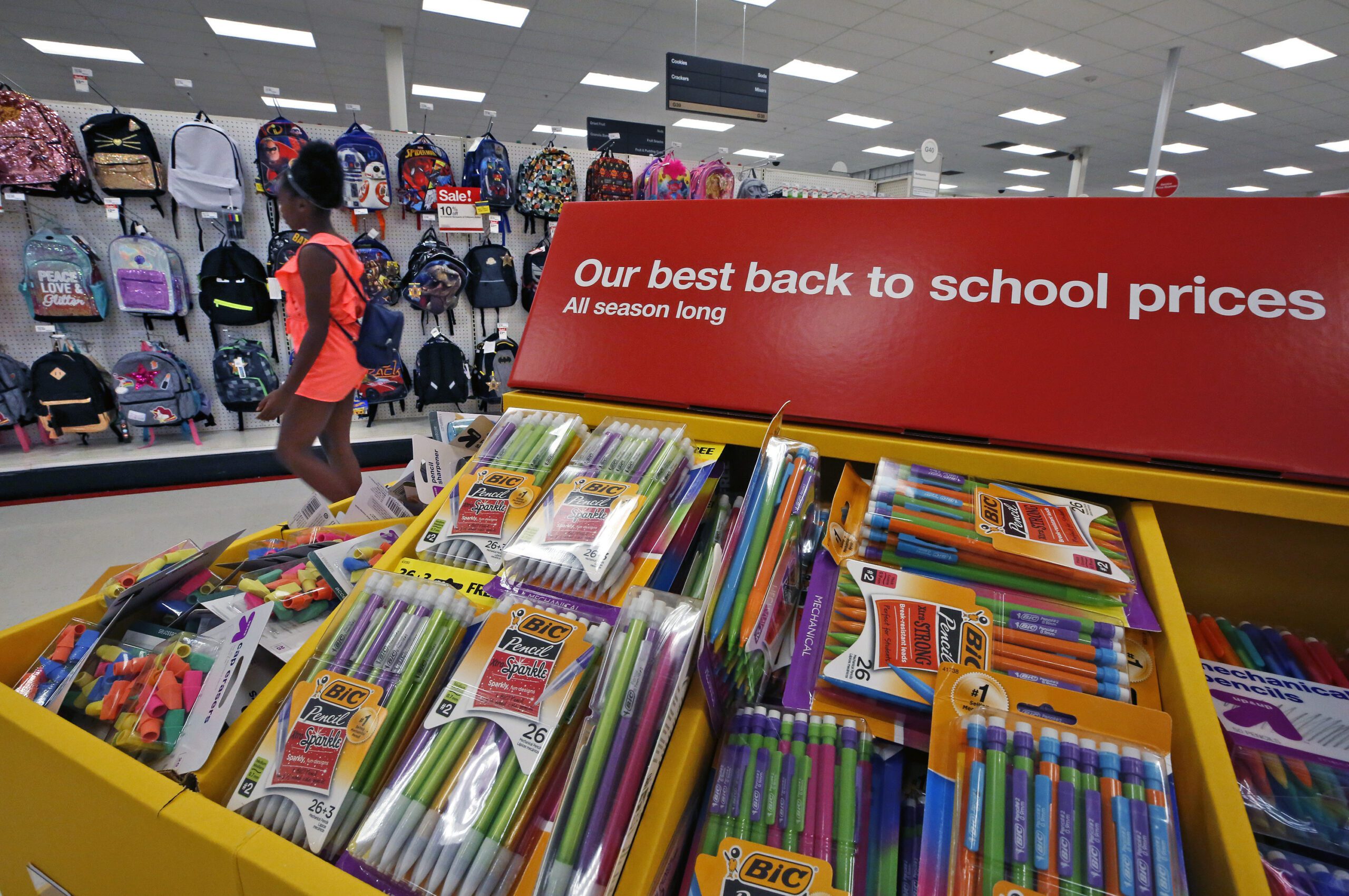 Organized back to school shopping with family Canadian family back to school shopping with organized lists and budget planning