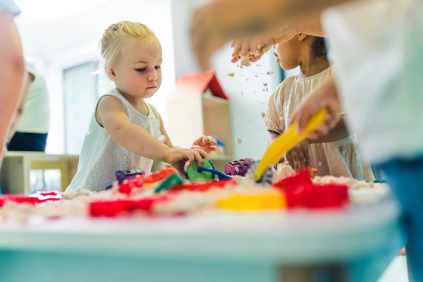 Quality daycare sensory play for Canadian toddlers Toddler daycare sensory play activities in Canadian childcare center
