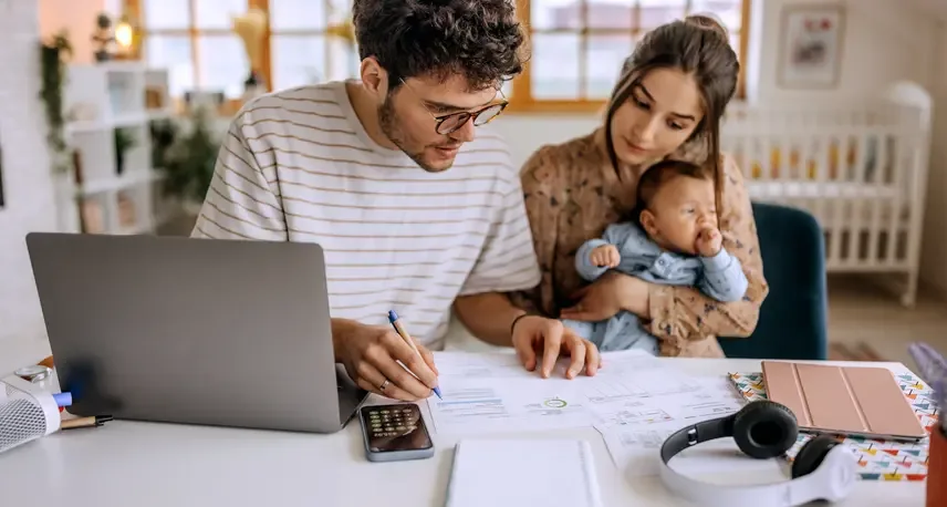 10 essential budgeting tips for Canadian families working on financial goals Canadian family discussing budgeting tips and financial planning strategies together