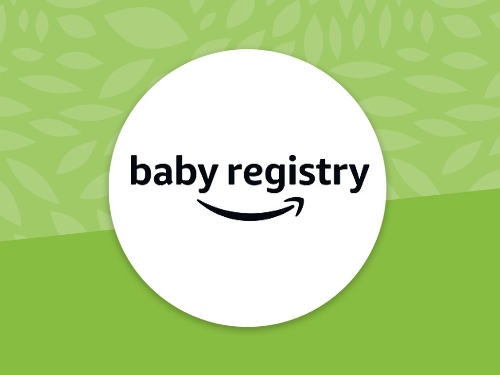 Amazon Canada baby registry interface showing discount options and completion benefits