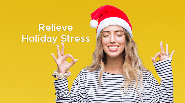 Calendar and checklist used to plan a calmer holiday season