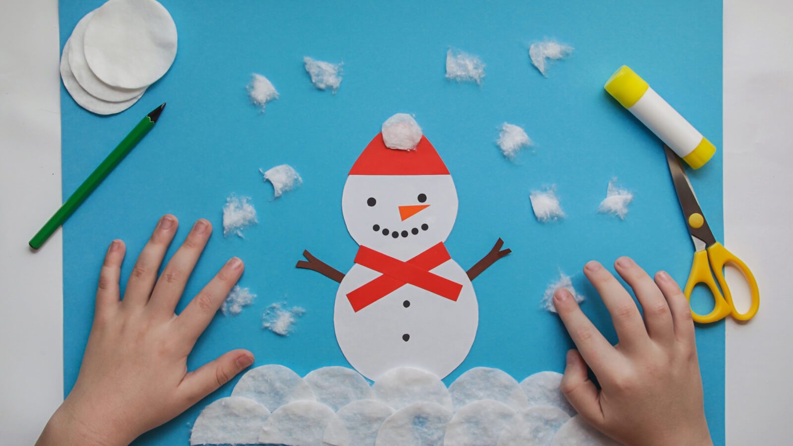 Family baking holiday treats together in the kitchen